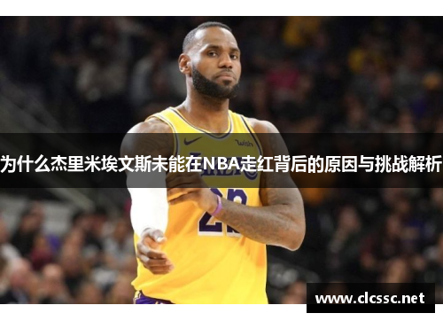 为什么杰里米埃文斯未能在NBA走红背后的原因与挑战解析